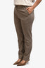 Paige Brown Tailored Trousers Size 33