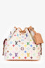 Louis Vuitton x Murakami 2010 White Monogram Petite Neo Bucket Bag