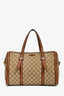 Gucci Brown Monogram Canvas GG 'Boston' Duffle Bag
