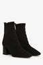 Bottines Hermès Jenna 60 en maille noire, pointure 35,5