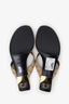 Gucci Beige GG Canvas Vittoria Thong Size 41.5