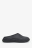 Prada Black Rubber Mules Size 38