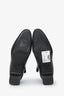 Hermès Black Leather Novita 60 Ankle Boots Size 37