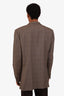 Zenga Green/Grey Wool Single Breasted Blazer Size 52 Mens