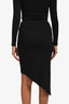 Miaou Black Titled Midi Skirt Size S