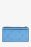 Louis Vuitton Blue Taigarama Coin Card Holder