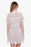 Elliatt White Mesh Mini Dress Size L