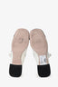 Miu Miu White/Black Patent Leather Mary Jane Pumps Size 37.5