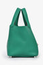 Hermès 2019 Vert Vertigo Clemence Leather Picotin Lock 18