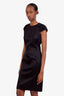 L'Agence Black Cuffed Sleeve Mini Dress Size 4