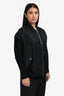 Upper Hights Black Oversized Bomber Vest Size 1