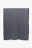 Louis Vuitton Navy Wool Monogram Scarf