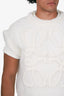 Loewe White Anagram Mohair-Blend Sweater Vest Size S Mens
