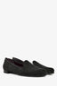 Stuart Weitzman Black Glitter Loafers Size 7