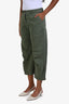 Nili Lotan Green Utility Cropped Pants Size 0