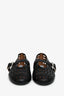 Alaïa Black Perforated Leather Mary Jane Flats Size 37