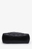 Pre-loved Chanel™ 24A Black Shiny Crumpled Lambskin Quilted Medium CC Funky Town Hobo