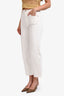 Agolde White Cropped Jeans Size 26