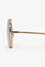 Chloe Blue '42S' Aviator Sunglasses