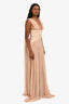Arcina Ori Beige Deep-V Maxi 'Ramona' Dress Size XS