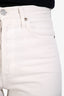 Agolde Off White Denim 90's Pinch Straight Jeans Size 24