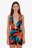 Louisa Ballou Multicolour Open Front Mini Dress Size S