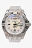 Breitling Stainless Steel Mother of Pearl Quartz Movement 8-Diamond 32mm Watch