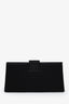 Roger Vivier Black Satin Evening Clutch