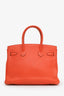Hermès 2014 Orange Togo Leather Birkin 30
