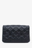 Louis Vuitton Black Empreinte Leather Monogram Pochette Coussin Bag with Chain