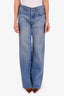 Anine Bing Blue Cotton Wide Leg Jeans Size 26