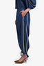 Zimmermann Blue Denim Dark Wash Embroidered Balloon Pants Size 2