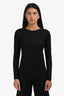 Anine Bing Black Long Sleeve Top Size S
