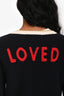 Gucci Black Knitted 'Loved' Cardigan Size XS
