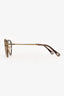 Chloe Brown/Gold Heart Glasses