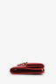 Gucci Red Interlocking G Leather French Wallet