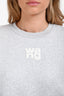 T By Alexander Wang Light Grey Cotton Blend Sweatshirt Size M