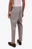 Hugo Boss Grey Wool Straight Leg Pants Size 32 Mens