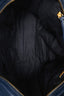 Balenciaga Navy De Minuit Grained Leather Metallic Edge Motorcycle City Bag