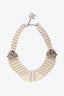 Pre-loved Chanel™ Multistrand Pearl Flower Embellished Necklace