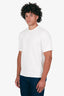 Prada White 3D Triangle Logo T-Shirt Size L Mens