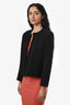 IRO Black Tweed Open Jacket Size 36