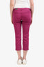Christian Dior Magenta Denim Capris Size 8