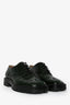 Mocassins Tabi Derby à lacets Maison Margiela en cuir vert/noir, pointure 41 homme