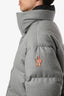 Moncler Grenoble Grey Down Gresson Puffer Jacket Size L Mens