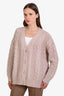 Jenni Kayne Blush Pink Alpaca Wool Buttoned Cardigan Size XXS