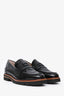 Stuart Weitzman Black Patent Leather Loafers Size 7
