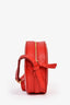 Altuzarra Red Leather Medallion Crossbody Bag