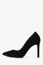 Stuart Weitzman Black Suede Dancer 95 Heels Size 37.5
