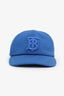 Burberry Blue Cotton Logo Baseball Cap
